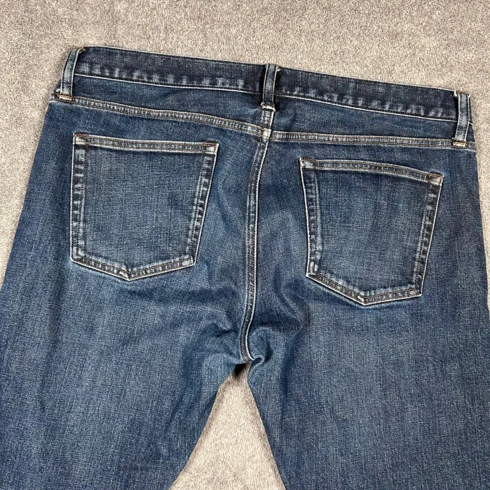 J.Crew 484 Slim Fit Japanese Selvedge Jeans Dark Indigo Men 37x30 BS744 Red Line